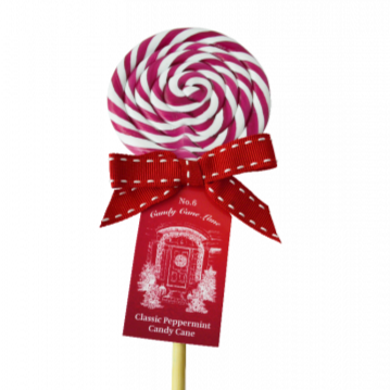 Red White Spiral lolly 55g